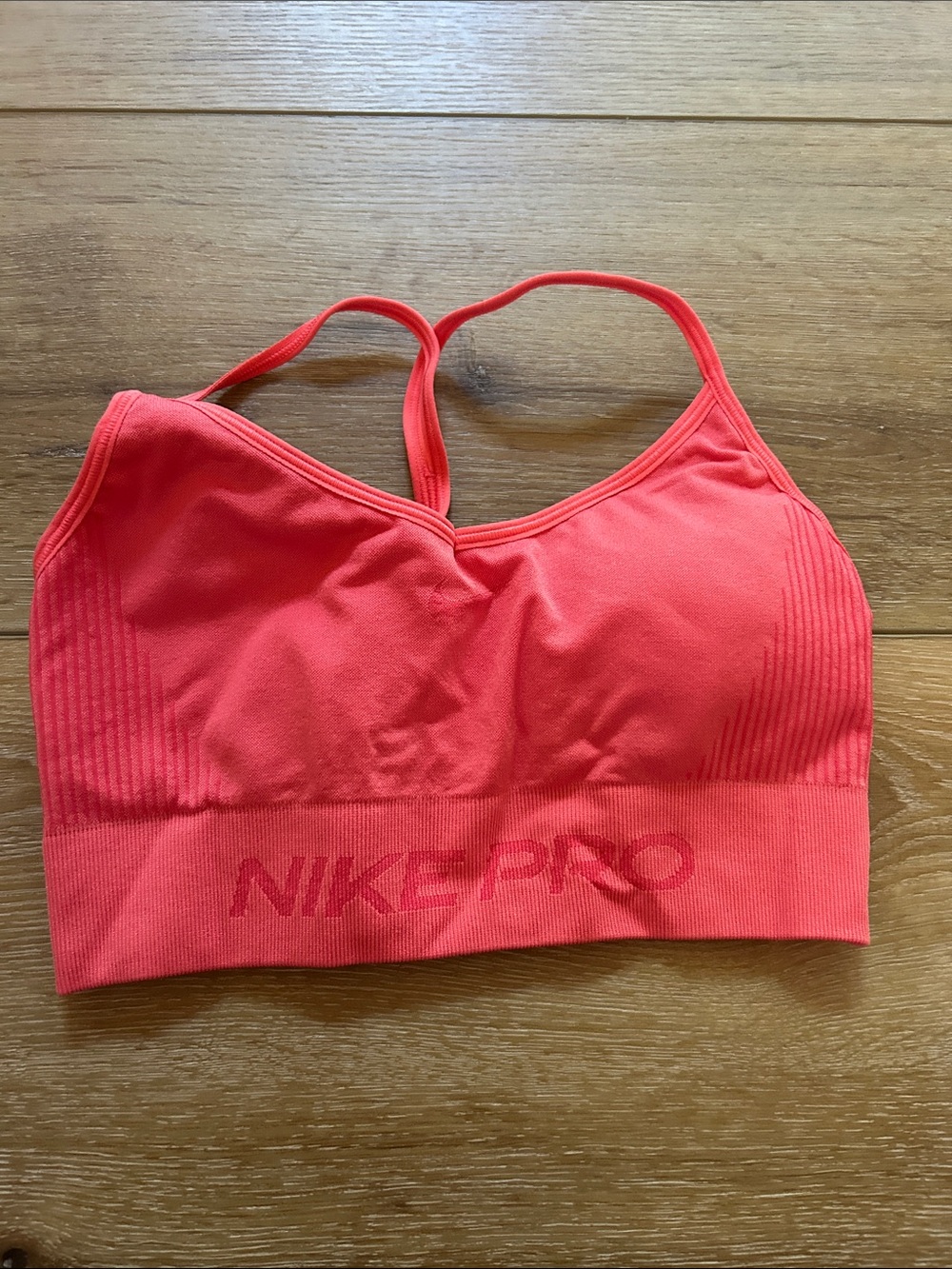 Nike Coral Sports Sports Top